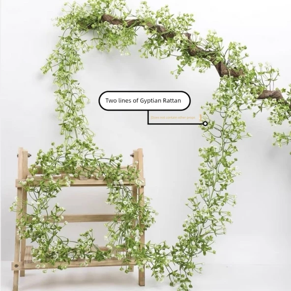 Yapay Çiçek Sarmaşığı - 1.7 m Gypsophila [Tek] - Resim 2