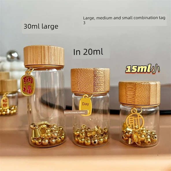 Mini Cam Saklama Şişesi - Kız Bebek Figürlü 2 - 7