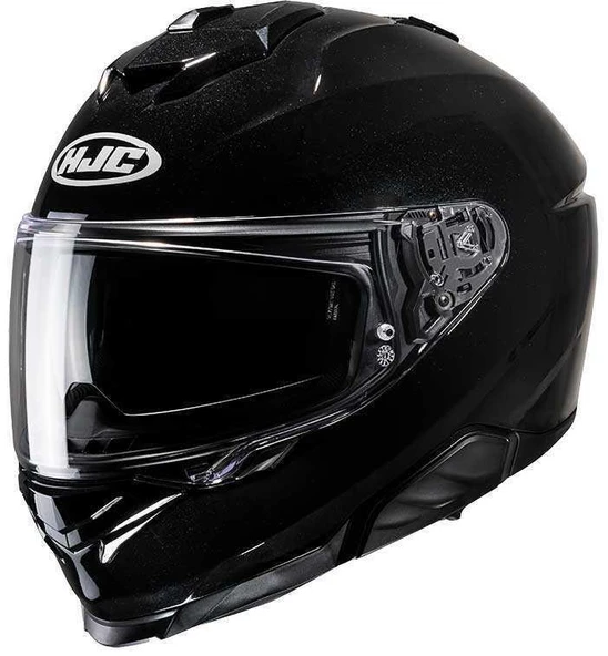 HJC i71 KASK METAL SİYAH - Resim 2