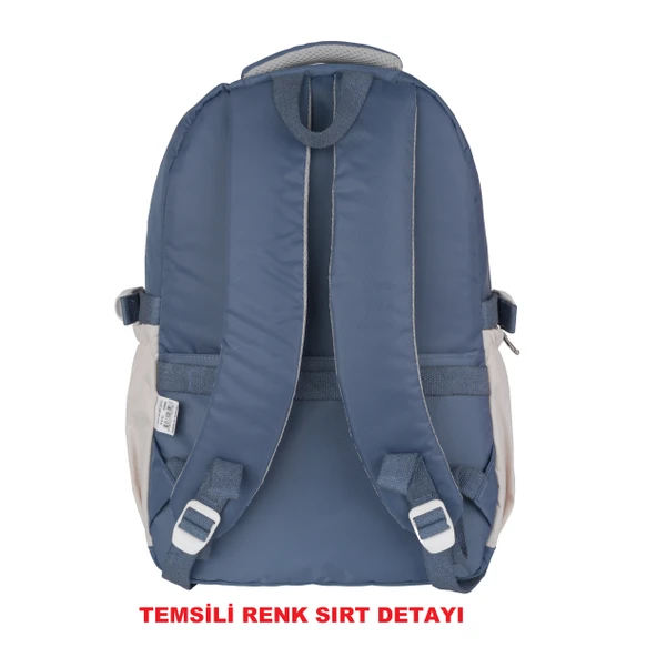 Relaxion Pembe 2059 Su Geçirmez Astarlı Kumaş Sırt Çantası - 3