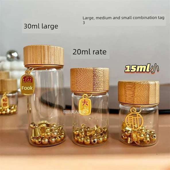 Mini Cam Saklama Şişesi - Kız Bebek Figürlü 2 - 3