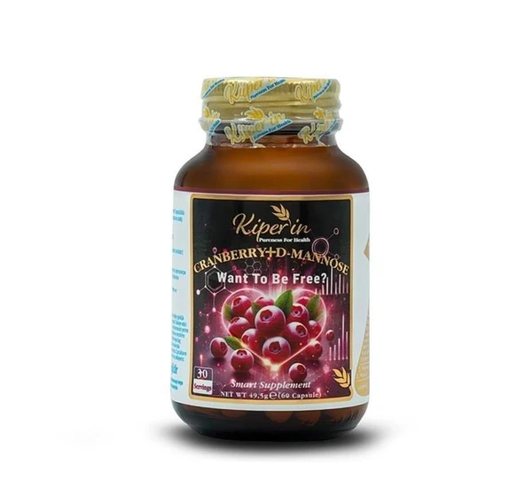 Kiperin Cranberry D-Mannoz 60 Kapsül