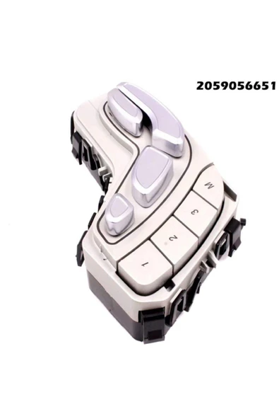 RENKLİ EVİM Mercedes W205 Uyumlu  Ön Sol Koltuk Düğmesi (hafızalı) 2059056651