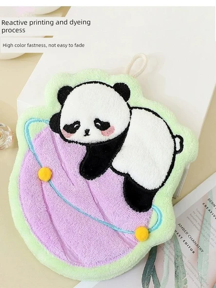 Sevimli Panda El Havlusu - 2'li Paket - Gezegen Panda - 6