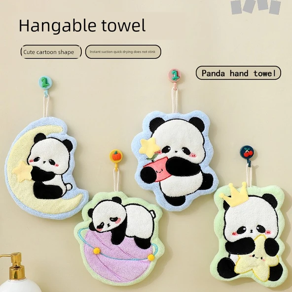 Sevimli Panda El Havlusu - 2'li Paket - Gezegen Panda - 7