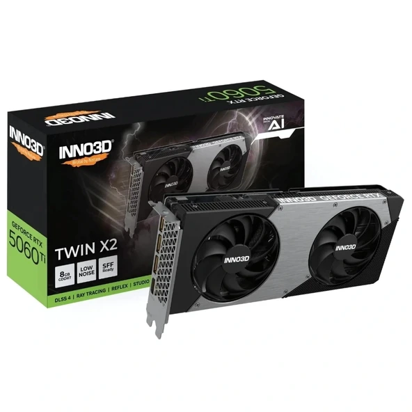Inno3D RTX5060Ti Twin X2 N506T2-08D7-193075N 128 Bit GDDR7 8 GB Ekran Kartı ürün görseli 1