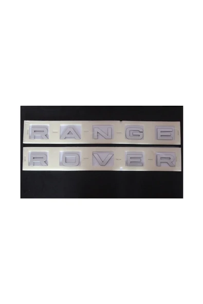 UYANIK Yazı Rangerover Gümüş