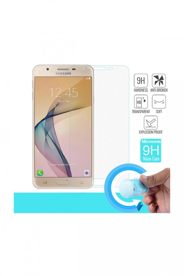 Samsung Galaxy J7 Prime Nano Cam Ekran koruyucu Kırılmaz film