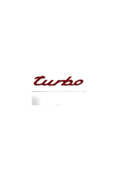 UYANIK Yazı Turbo Kırmızı 12cm Uyumlu