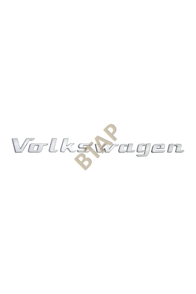 UYANIK Yazı Volkswagen Krom Volkswagen Krom Vw-yel143
