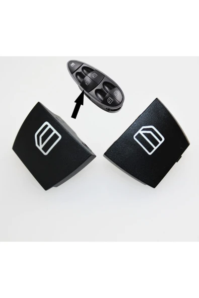 İDEAL OTOMOTİV Mercedes E Class W211 Ön Cam Düğme Kapağı Sağ Ve Sol (2Lİ SET) 2118210058 2118213579