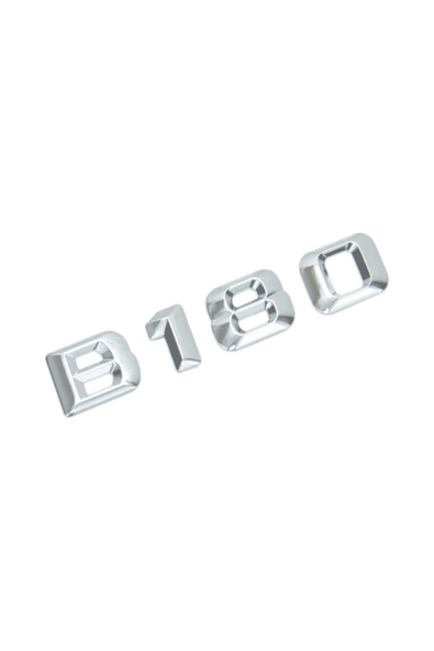 Araba etiketi W246 B180 Bagaj Yazısı Krom 2468170016