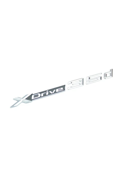 Araba etiketi Xdrive 35d Bagaj Yazısı Krom 51147220207