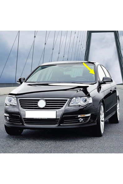 Bisra VW Passat B6 2006-2011 Uyumlu Ön Cam Sol Direk Su Tutma Çıtası 3C0854327A