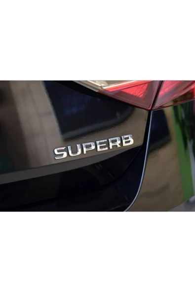 Bimbo Skoda Superb Bagaj Yazısı Krom 2010-2015 3t0853687t2zz  Uyumlu - 3
