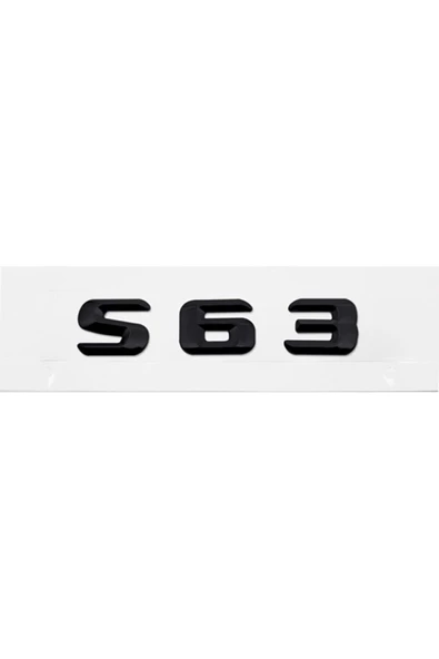 Bimbo Otomotiv S63 Yazı Siyah W222
