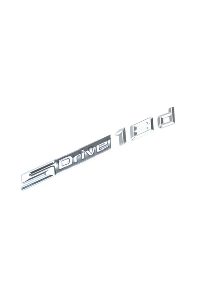 Araba etiketi Sdrive 18d Bagaj Yazısı Krom 51142993467