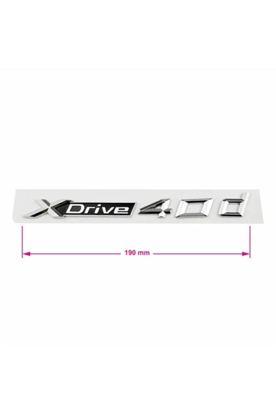 Bimbo Xdrıve 40d Badge Bagaj Yazısı
