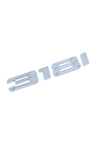 KARparts E46 E90 F30 318i Bagaj Yazısı Krom 130mm 51147157553 - 2