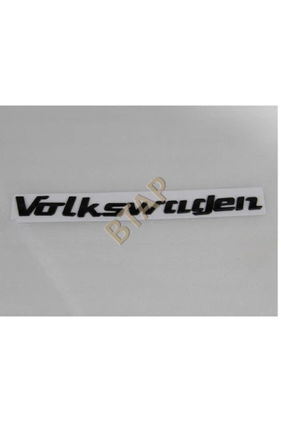 UYANIK Yazı Volkswagen Siyah Volkswagen Siyah Vw-yel142