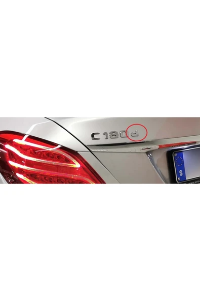 KARparts Mercedes W205 W213 D Dizel Bagaj Yazısı