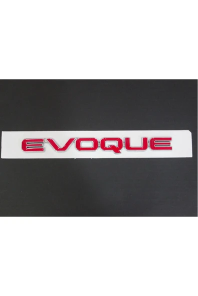 BTAP GERMANY Land Rover Yazı Evoque Kırmızı 16.5 cm