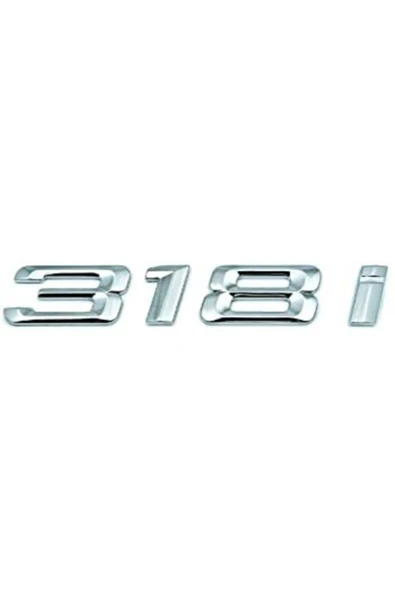 KARparts E46 E90 F30 318i Bagaj Yazısı Krom 130mm 51147157553