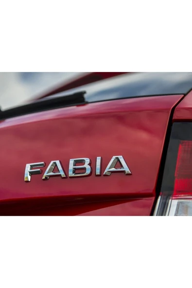 Bimbo Skoda Fabıa Bagaj Yazısı Krom 2013-2018 - 2