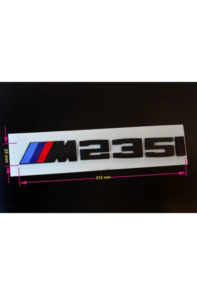 Bimbo Otomotiv M235i Yazı Siyah - 1