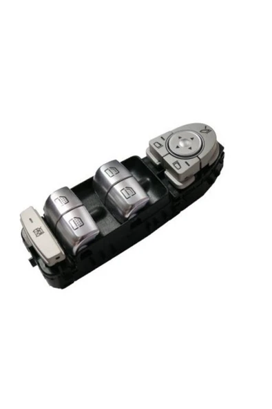 TACLAR Orijinal Cam Açma Düğmesi W205 Ön L Sıyah Kasa 2059056800 9051/2059056811
