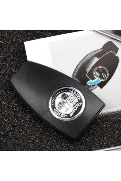 Bimbo Otomotiv Amg Metal Rozetli Anahtar Kapağı (siyah-beyaz) - 2