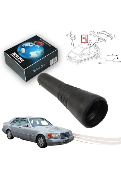 İDEAL OTOMOTİV Mercedes S W140 1991-1998 İçin Anten Plastiği / Lastiği A2028270031
