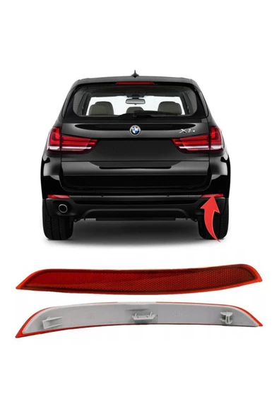gkl Bmw F15 X5 Arka Tampon Reflektörü Sağ 2014-2018 63147290092 - 1
