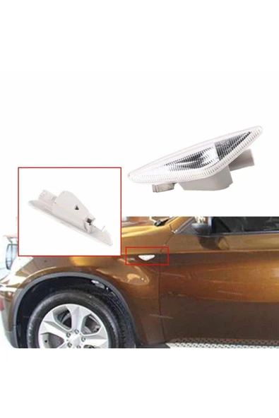 KARparts Bmw X3 F25, X5 E70, X6 E71 08-13 Çamurluk Sinyali Sol 63137171007