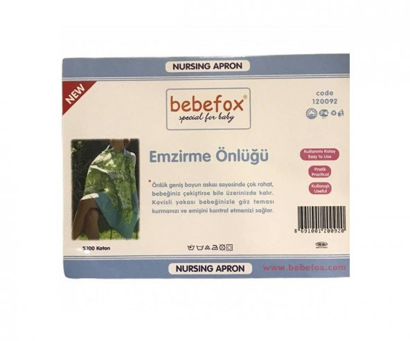 Bebefox Emzirme Önlüğü Denizci - 2