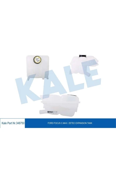 KALE 8v618k218ae Radyator Yedek Su Deposu Kapaksız (ford: Focus C-max Kuga 1.6 11- ) Zetec Benzınlı Ec