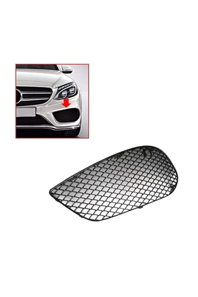 KARparts Mercedes W205 Ön Sol Amg Tampon Izgarası (açık, Pdcli) 2058852523 - 2
