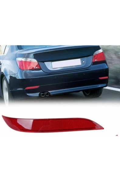 KARparts Bmw E60 (03-07) Arka Tampon Reflektör Sol 63146915039