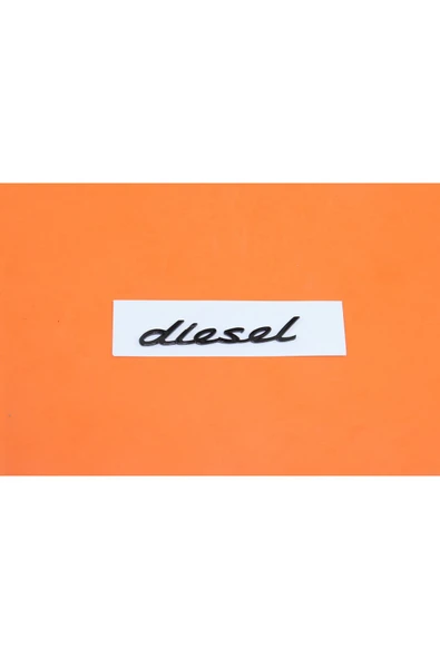 UYANIK Yazı Diesel Siyah 11,5cm