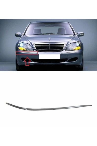 Bimbo Otomotiv W220 Tampon Nikelajı Ön Yeni Model Sol 2208850574