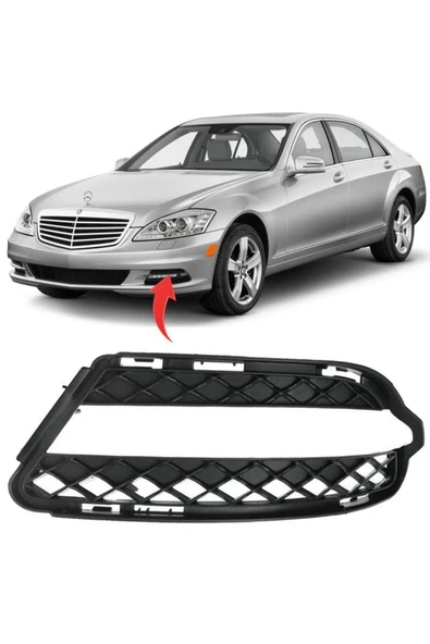 gkl S-Class W221 Ön Tampon Izgarası Sol (Açık) 2010-2013 2218851722