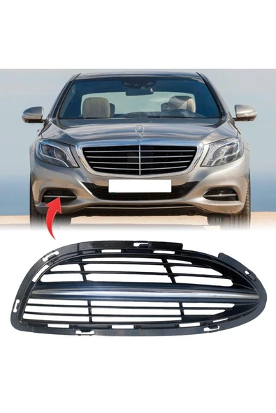 gkl Mercedes S-Class W222 Ön Tampon Izgarası Sağ 2013-2017 2228850324