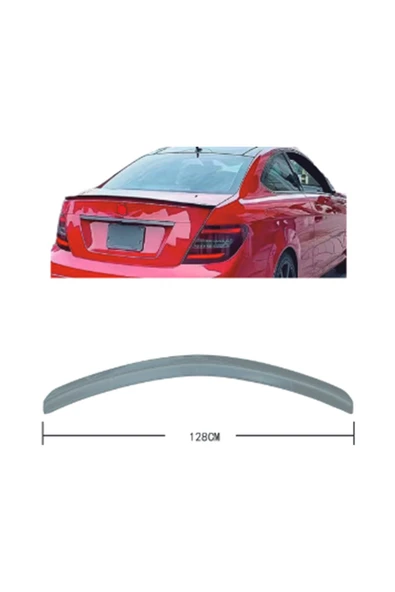 frohe Mercedes W204 AMG Sport Uyumlu Bagaj Spoyleri, 2007-2014, M A2047900388