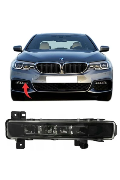 gkl Bmw 5 Serisi G30 Sağ Sis Farı Ledli 2019-2021 63179477172
