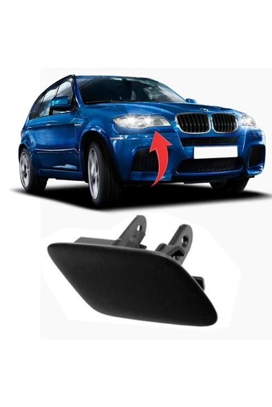 gkl Bmw E70 E72 X5 Far Yıkama Kapağı Sağ 2007-2011 51657199142