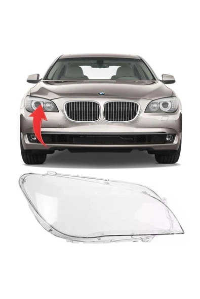 gkl Bmw 7 Serisi F01 Far Camı Sağ 2008-2012 63117225230