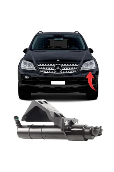 gkl Mercedes Gle W164 Far Yıkama Robotu Sol 2005-2011 1648600547