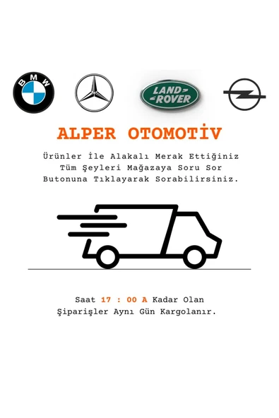 ALPEROTOMOTİV Bmw F20 Lci Sol Far Camı 2015 Sonrası 63117414141 - 2