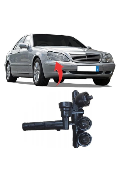 gkl Mercedes S W220 Far Yıkama Robot Fıskiyesi Sağ 1999-02 2208601647