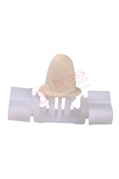 Bross Otomotiv Bmw Için 10 Adet Yan Çıta Klipsi, Beyaz 51131960054